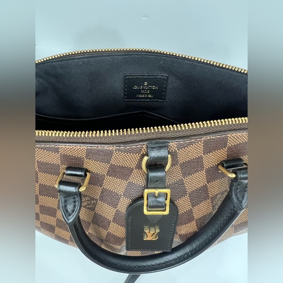 💎 Authentic 💎 Louis Vuitton Damier Ebène Odeon Tote MM in Impeccable Condition - Picture 11 of 16